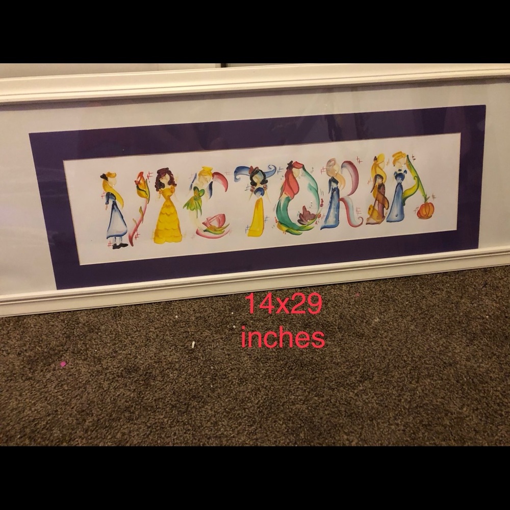 Disney Princess Name Sign “Victoria”